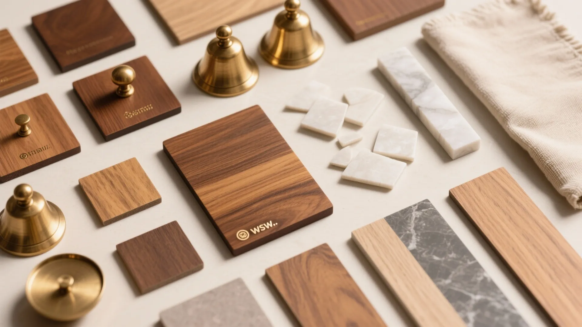 Warm Wood and Brass Palette