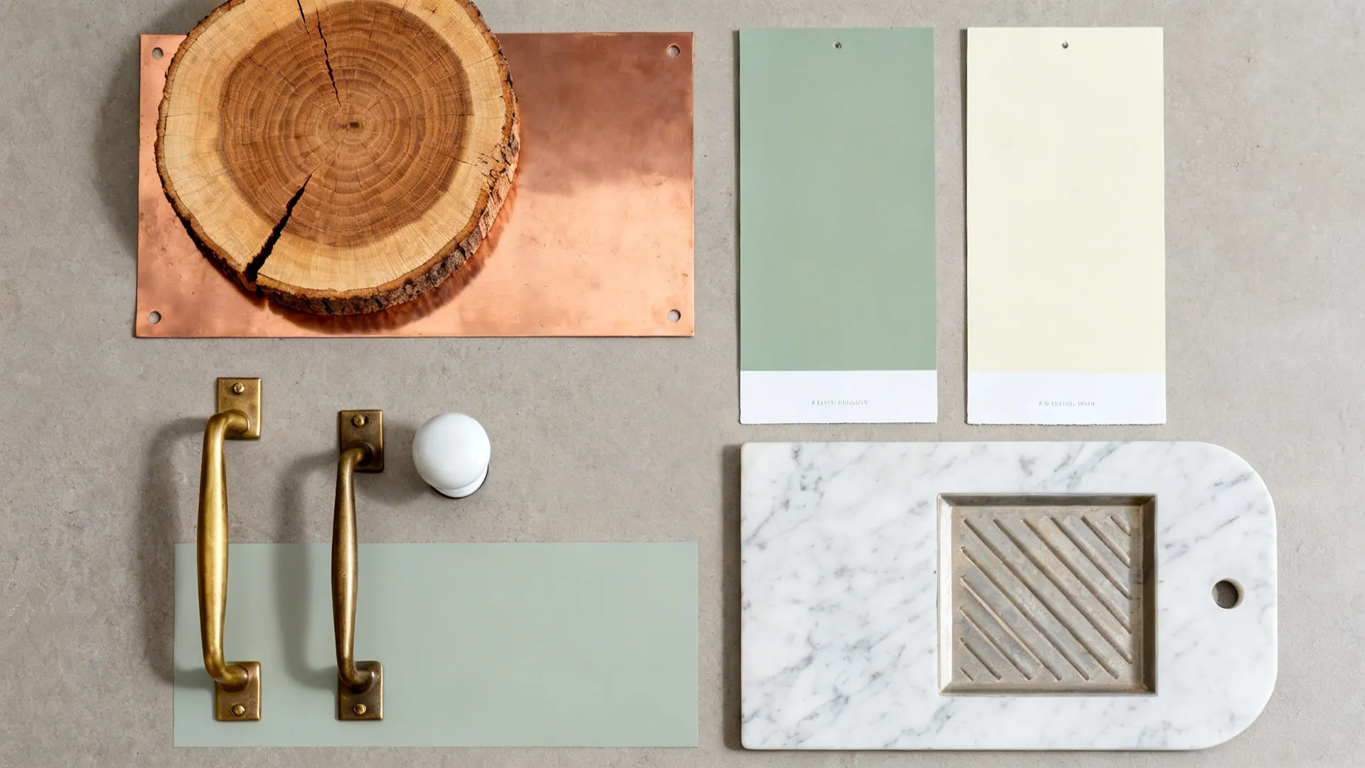 5) Warm Materials: Wood, Butcher Block, and Patina Metals