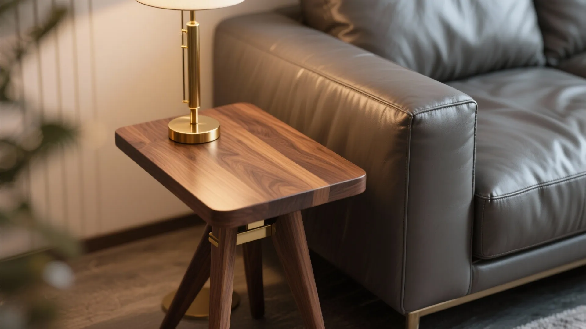 3. Mix metals and wood for warmth