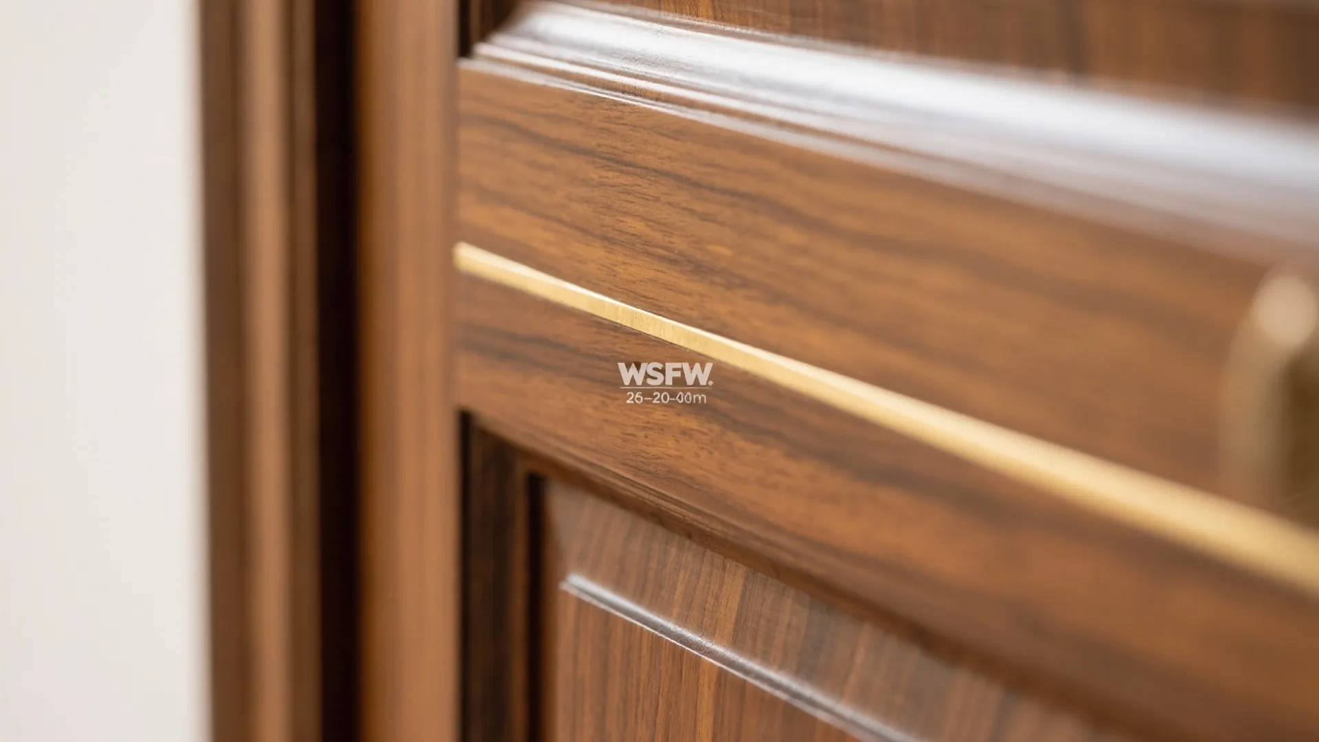 Warm Wood + Brass Inlay (Modern, Not Ornate)