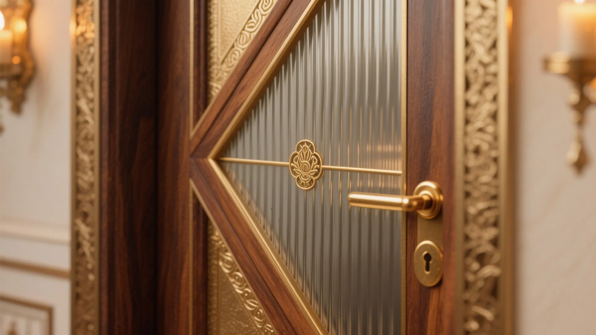 Mixed Materials: Wood + Brass Accents for a Sacred Glow