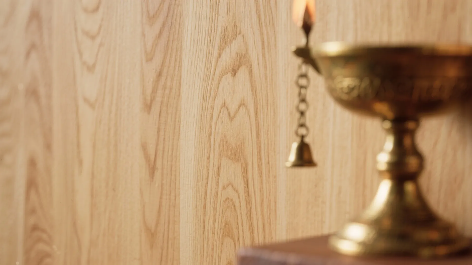 Natural Wood and Brass Harmony