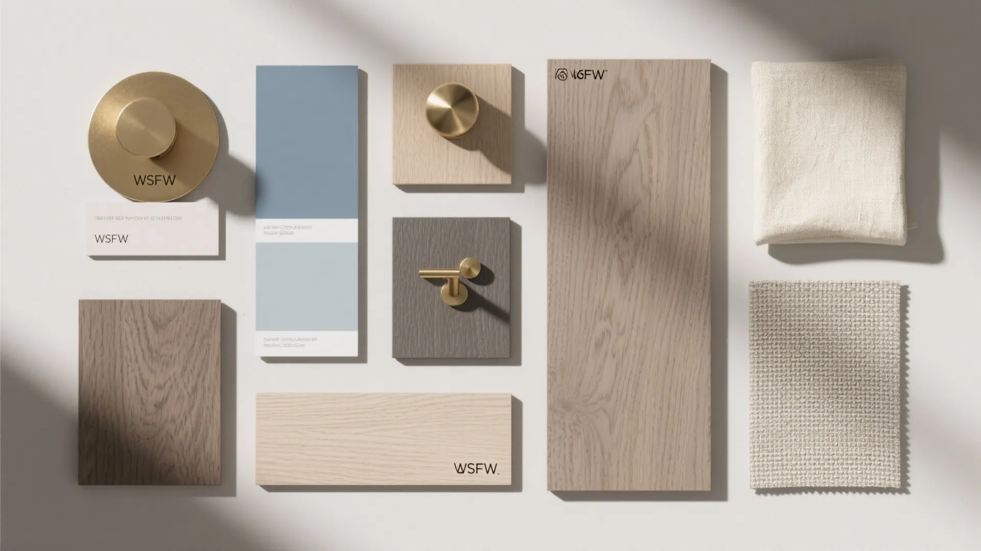 4. Pair Blue-Grey with Wood and Brass for Warmth