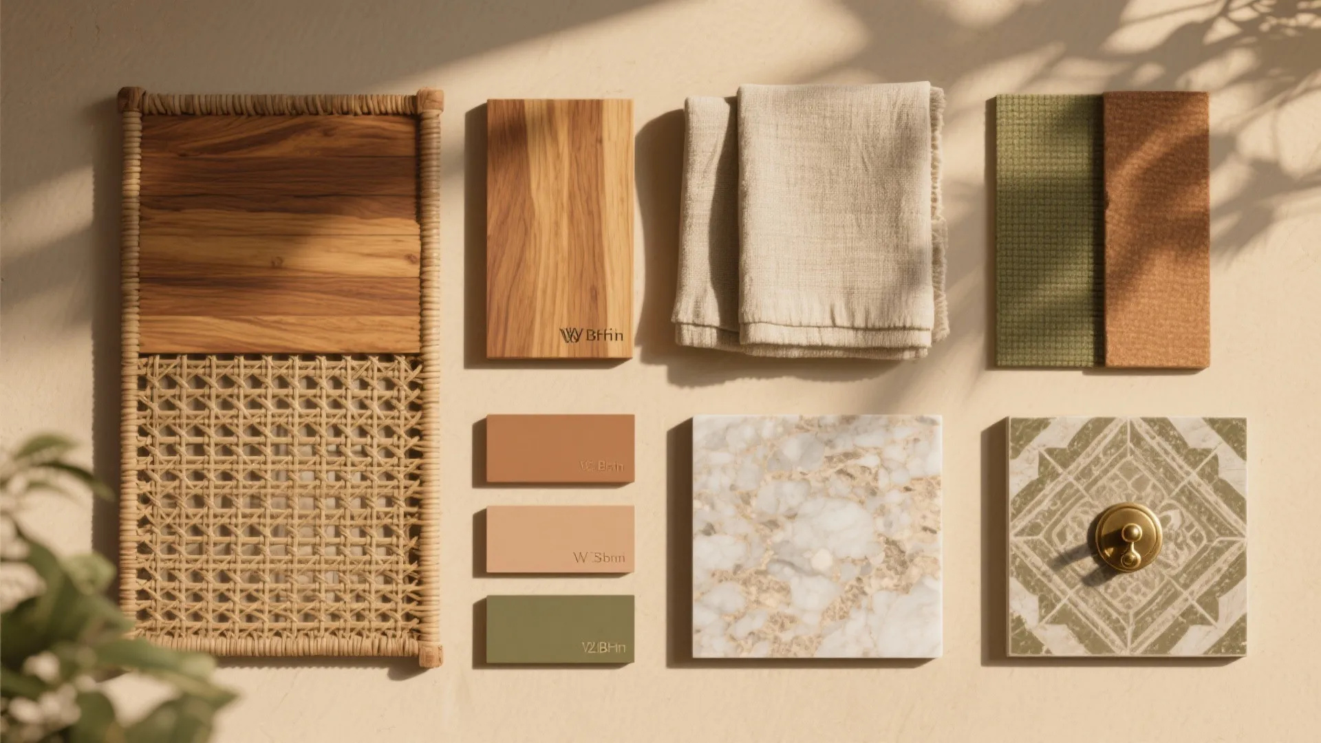 Warm Wood, Cane, and Earthy Finishes That Breathe