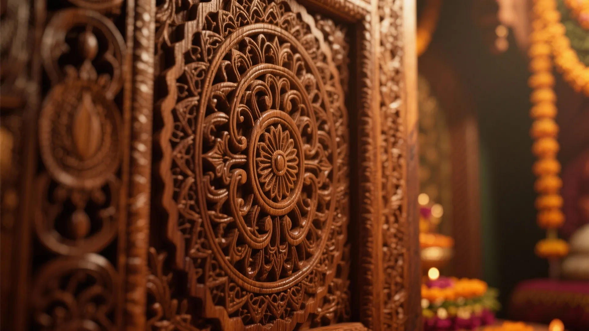 Intricate Wooden Carvings