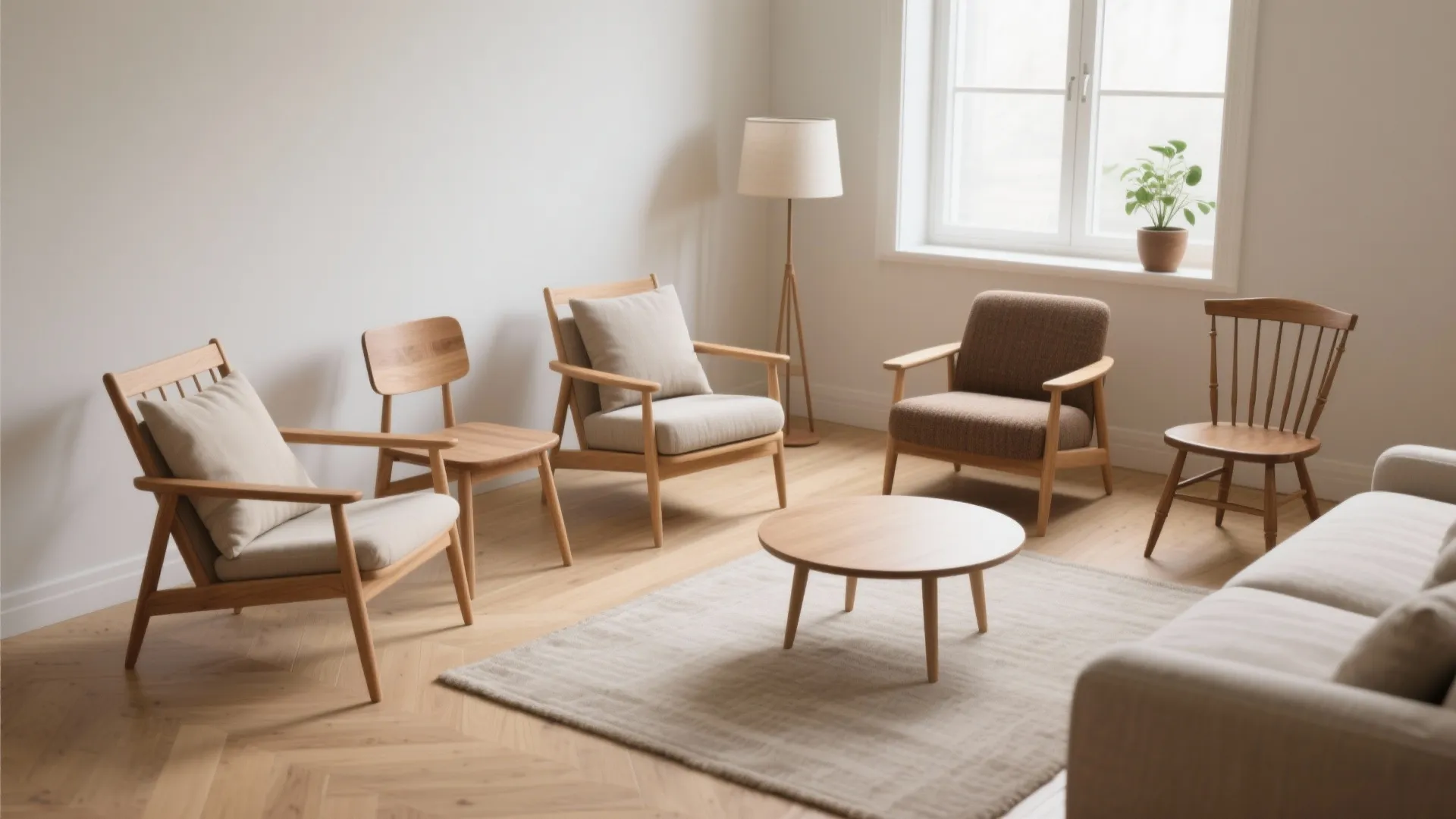 5 simple wooden chair designs for living room