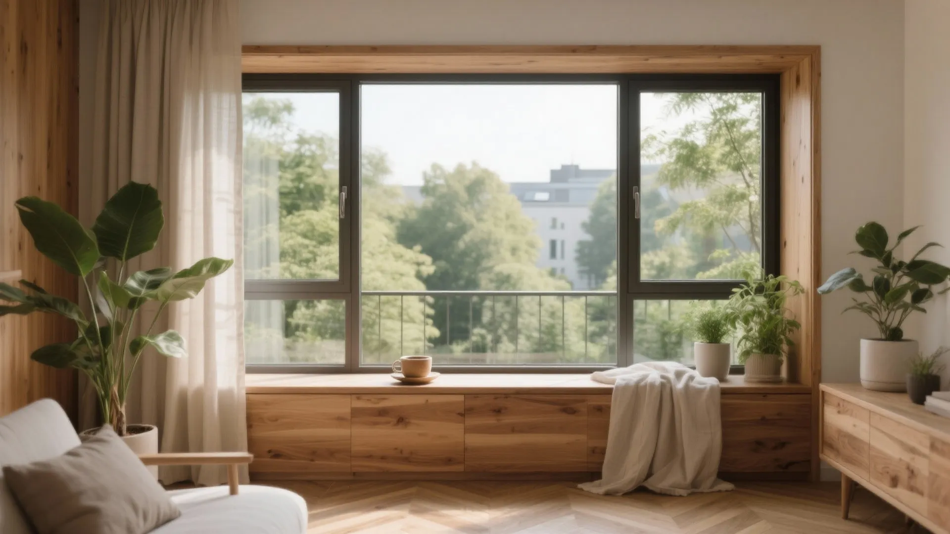 3) Wood-Clad Aluminum Frames for Warmth Inside, Armor Outside