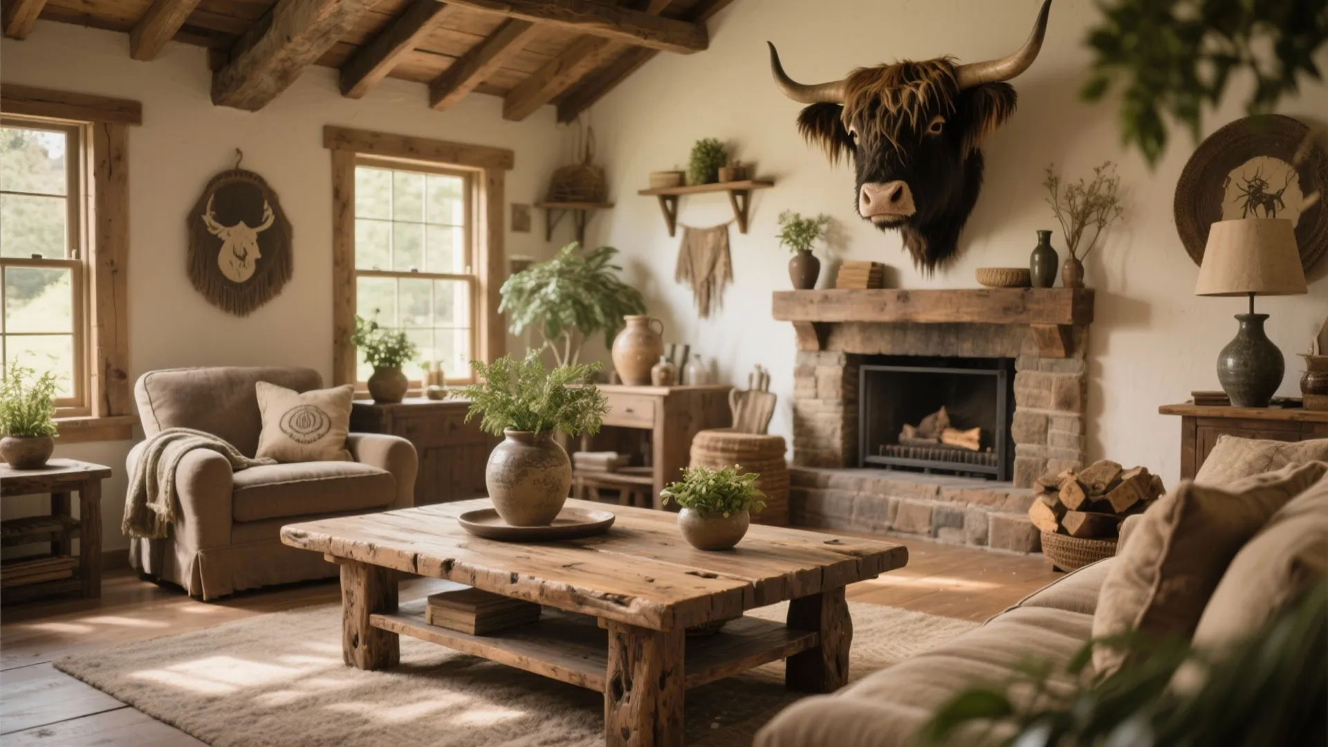 3. Natural Wood Coffee Tables