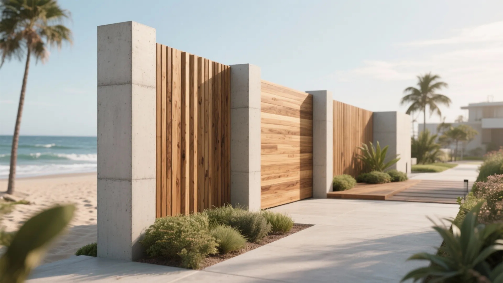 Wood & Concrete Combo