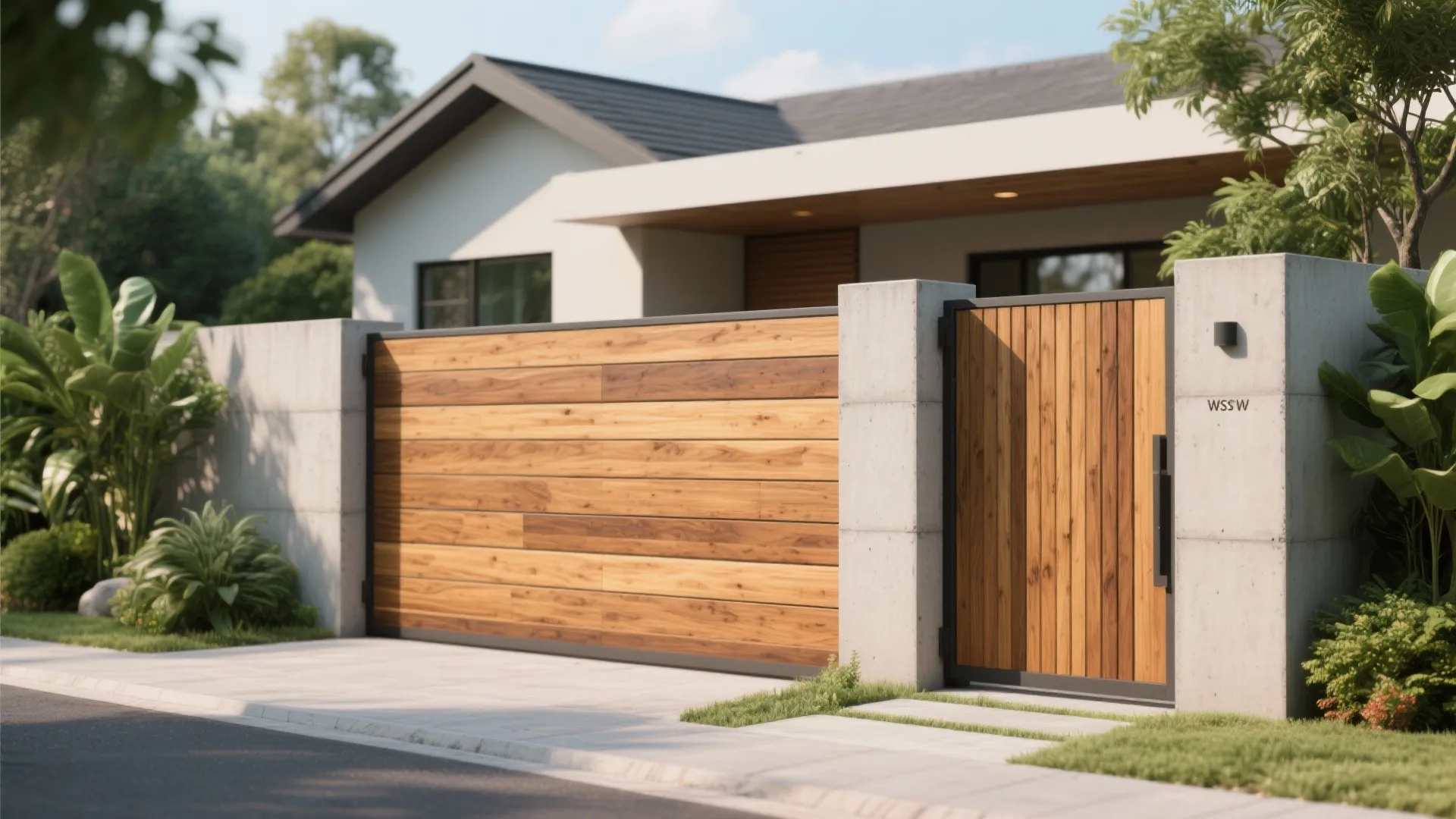 Wood and Concrete Fusion