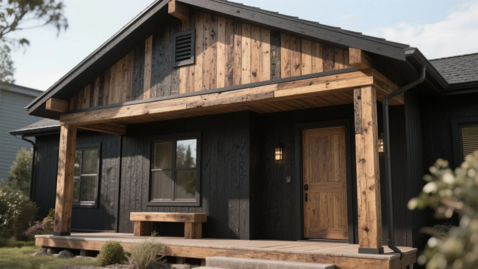 1. Embrace natural wood for warmth