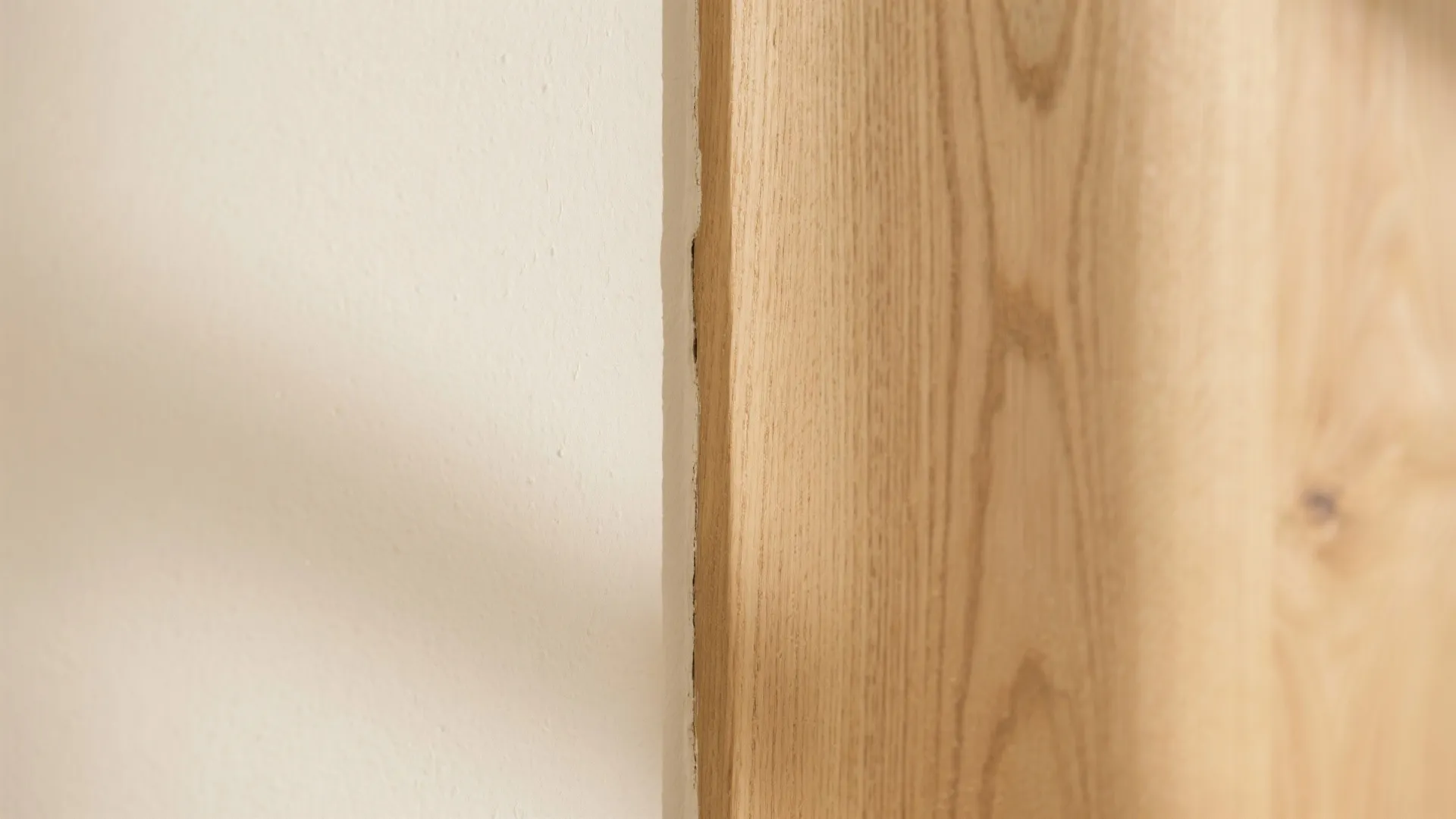 Warm Wood Accents with Cream Walls