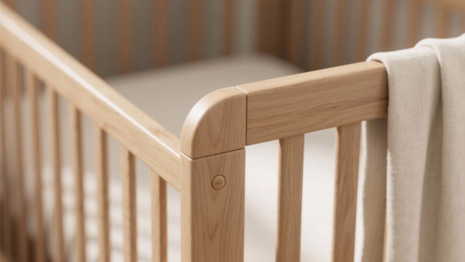 Natural materials and non-toxic finishes for peace of mind