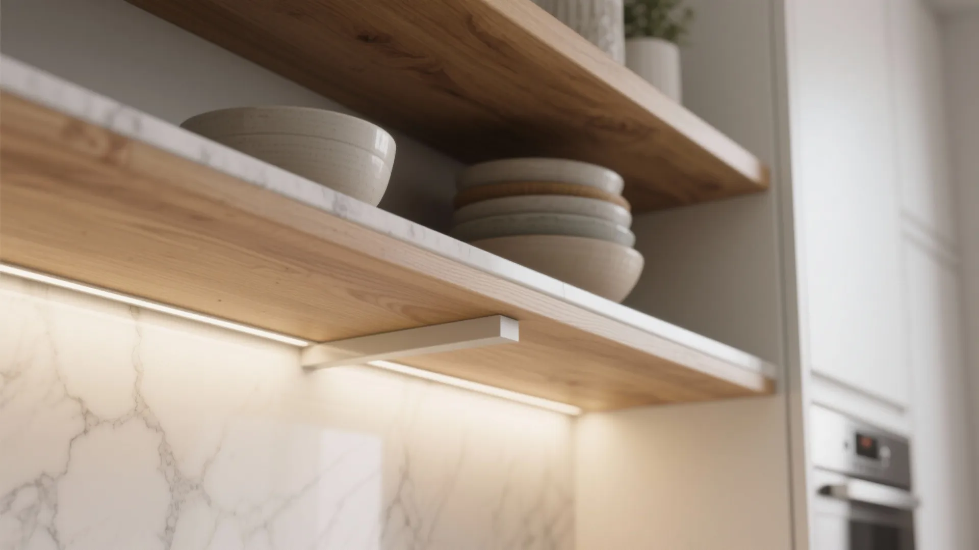 Warm Wood Elements to Ground the Space