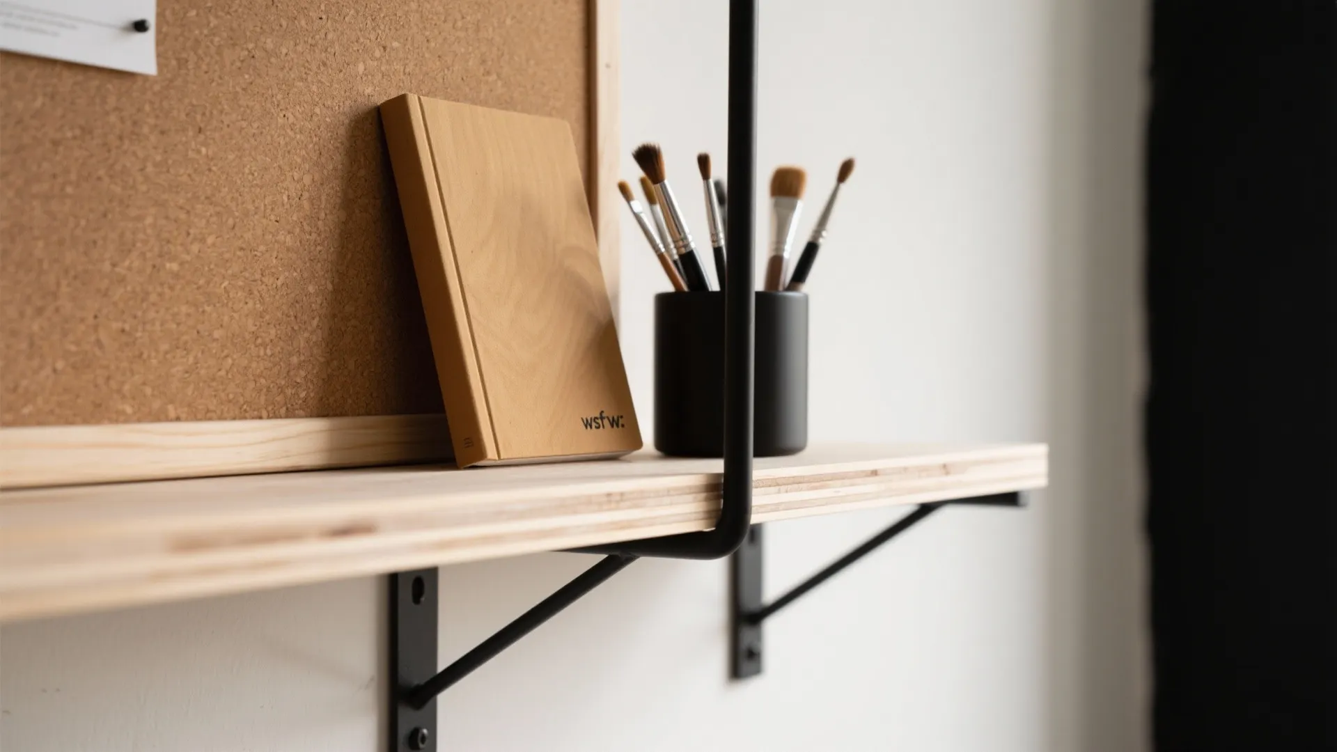 Warm wood elements for restorative focus