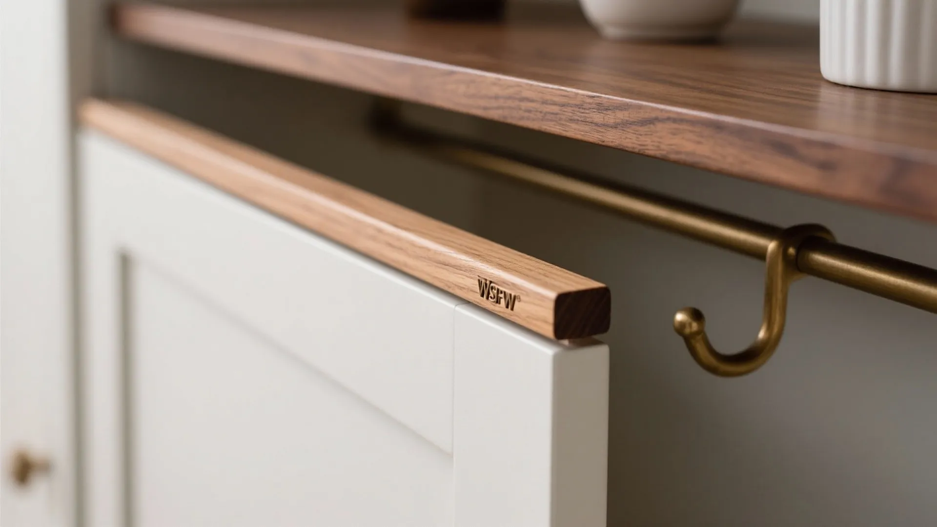 Warm Wood Accents for Balance