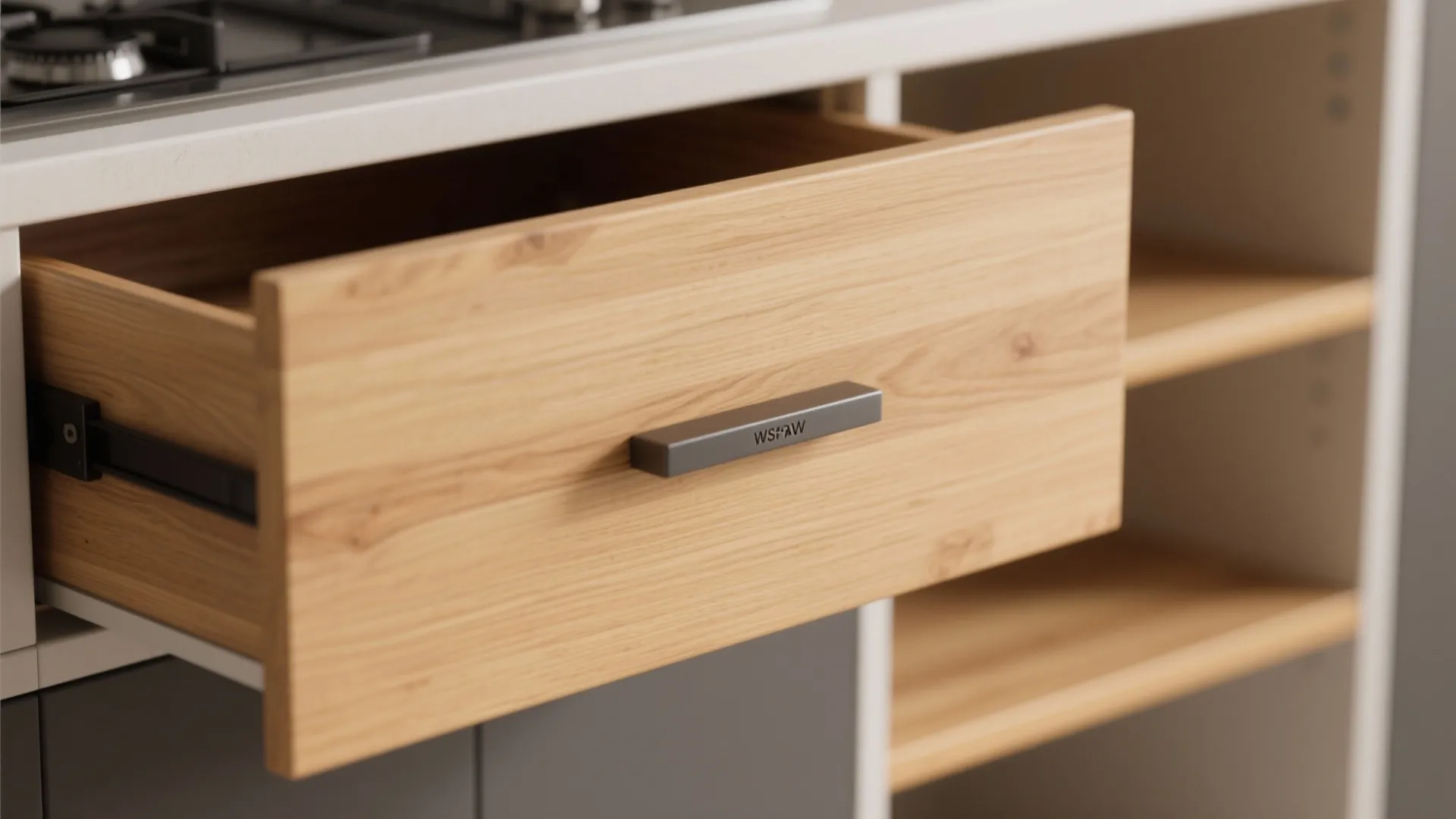 Warm wood accents for a homely vibe