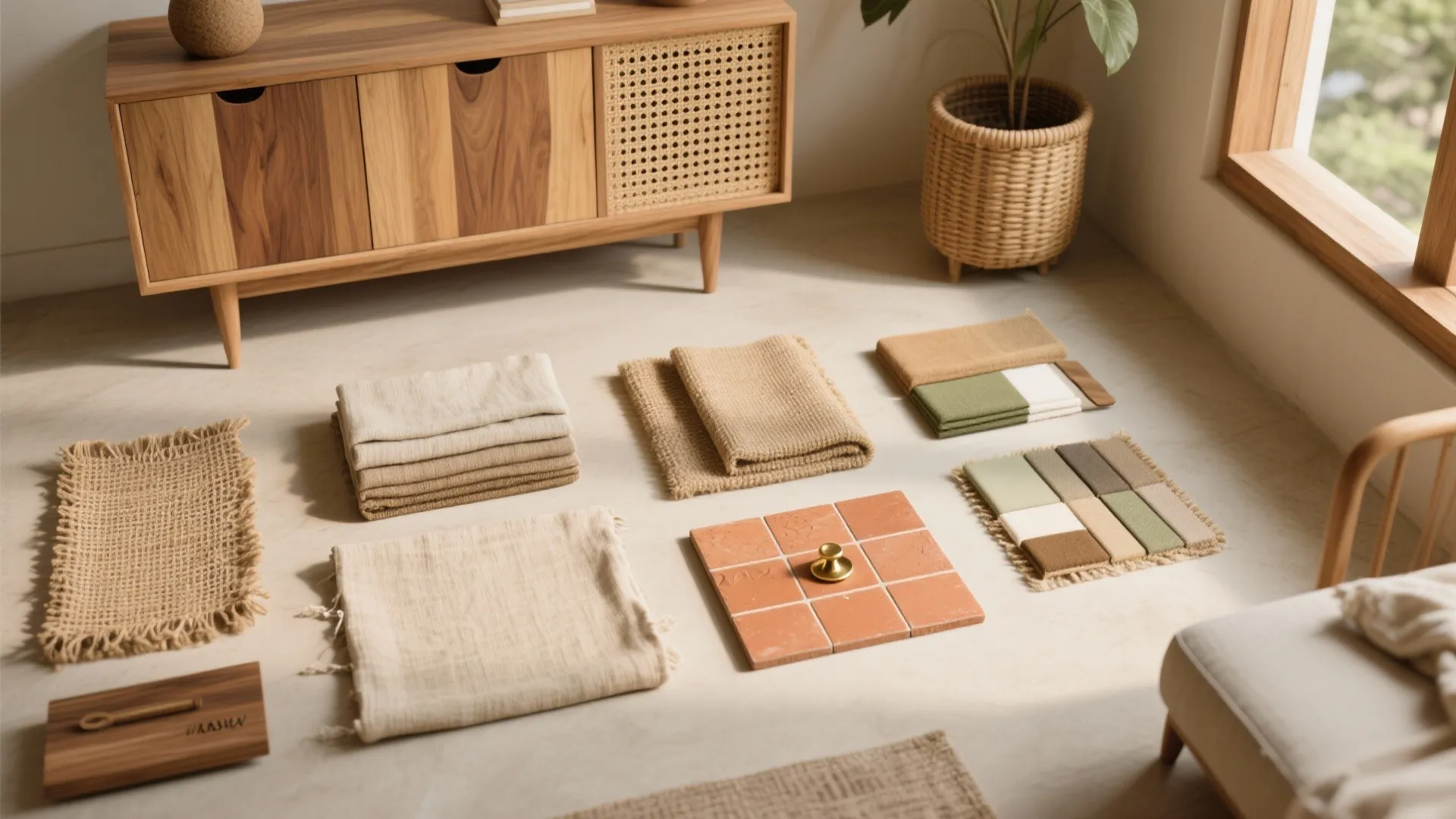 Warm wood and earthy textures that suit Ahmedabad’s vibe