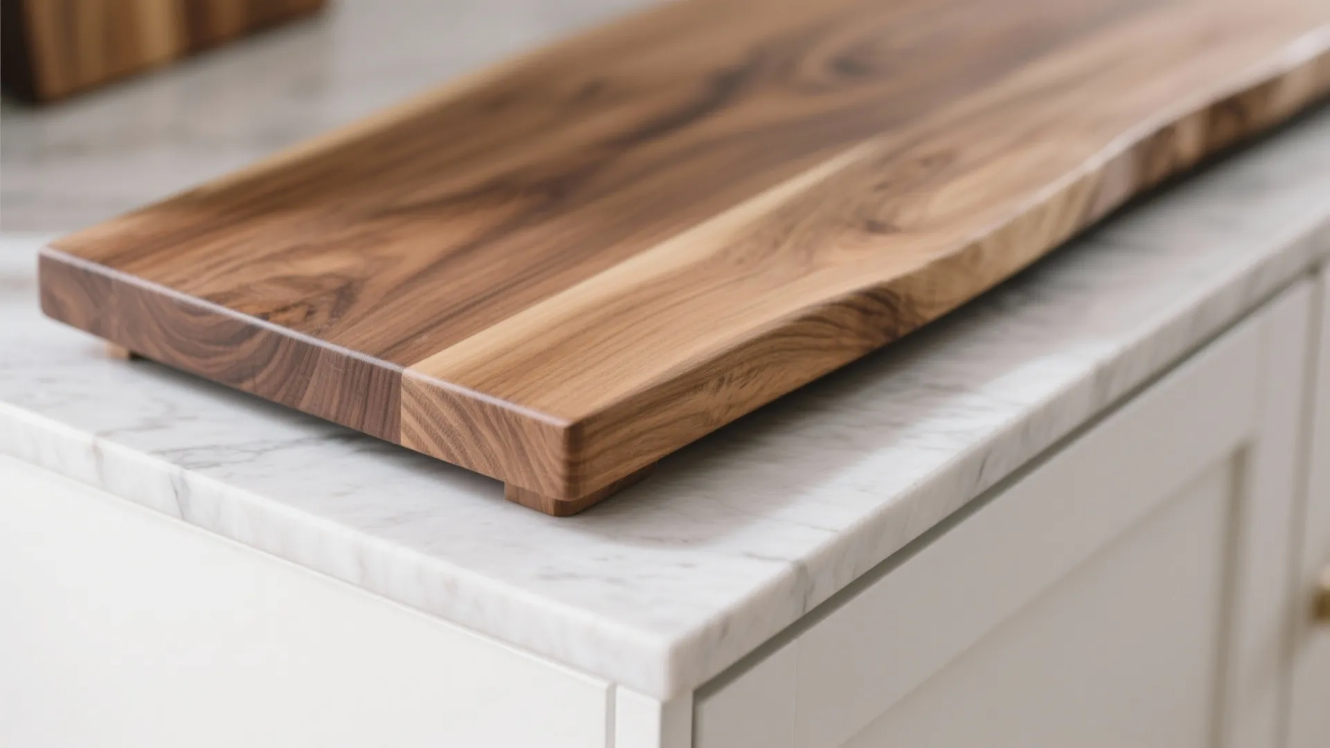 Warm Wood Accents Without Bulking Up