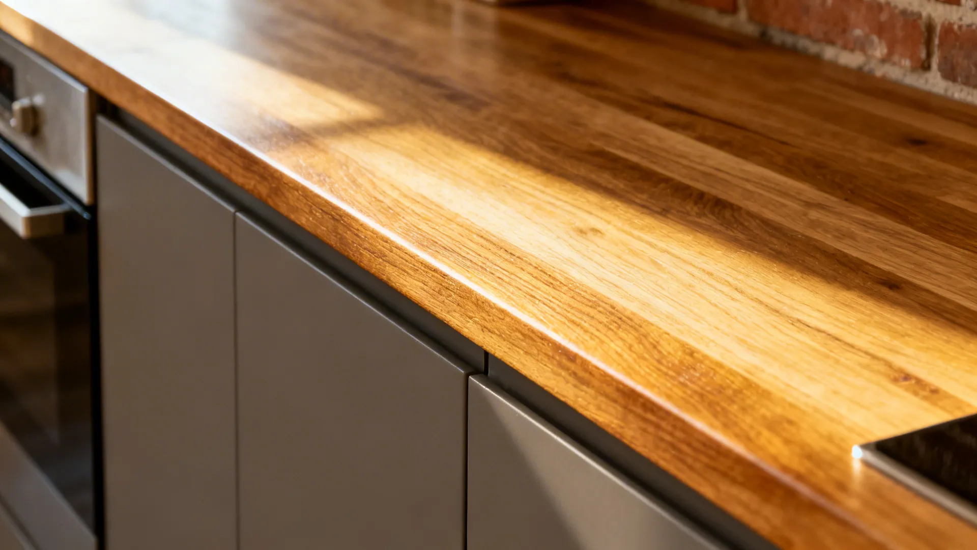 Warm wood accents to soften industrial loft bones