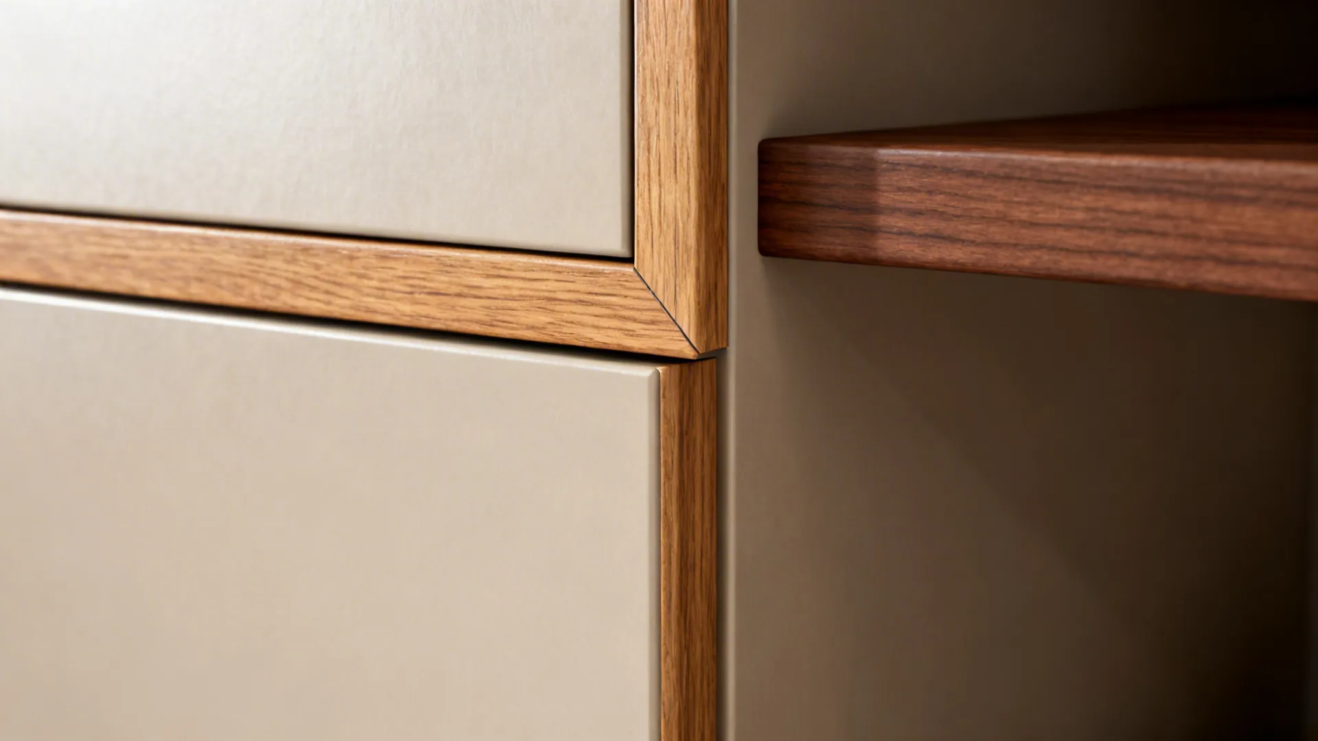 Warm Wood Accents Meet Durable Surfaces