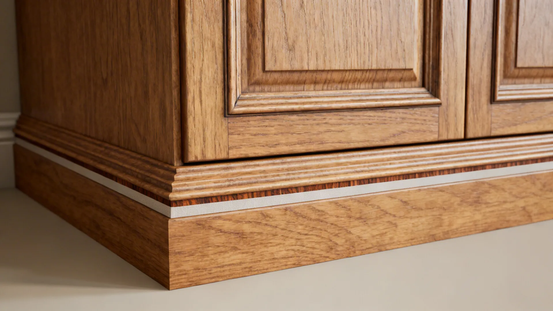 4) Warm Wood Accents on a Modular Grid