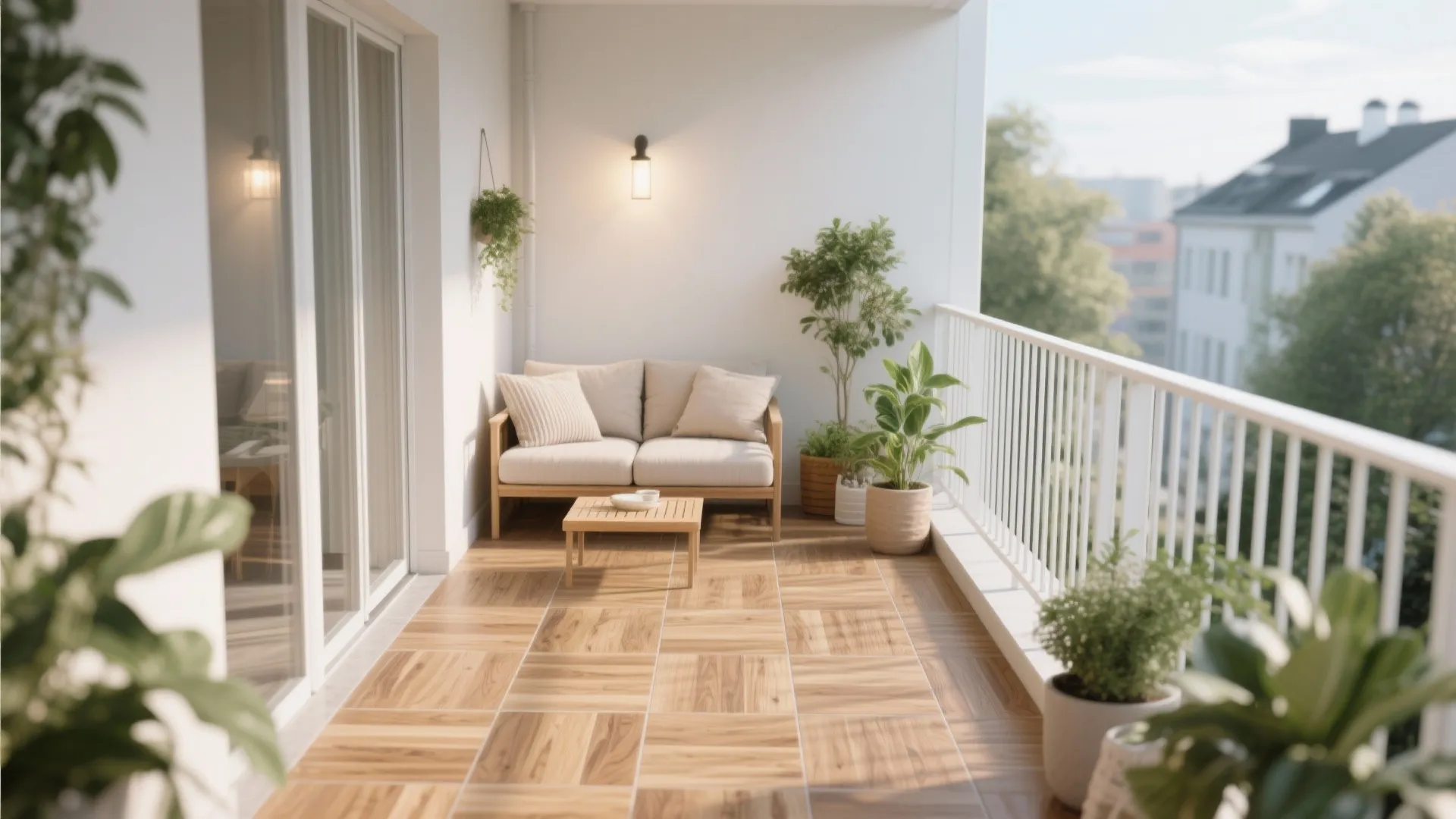 2. Wood-Effect Porcelain Tiles
