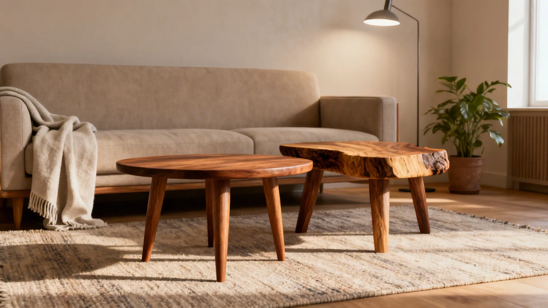Wood End Tables Set of 2: Small Pieces, Big Impact