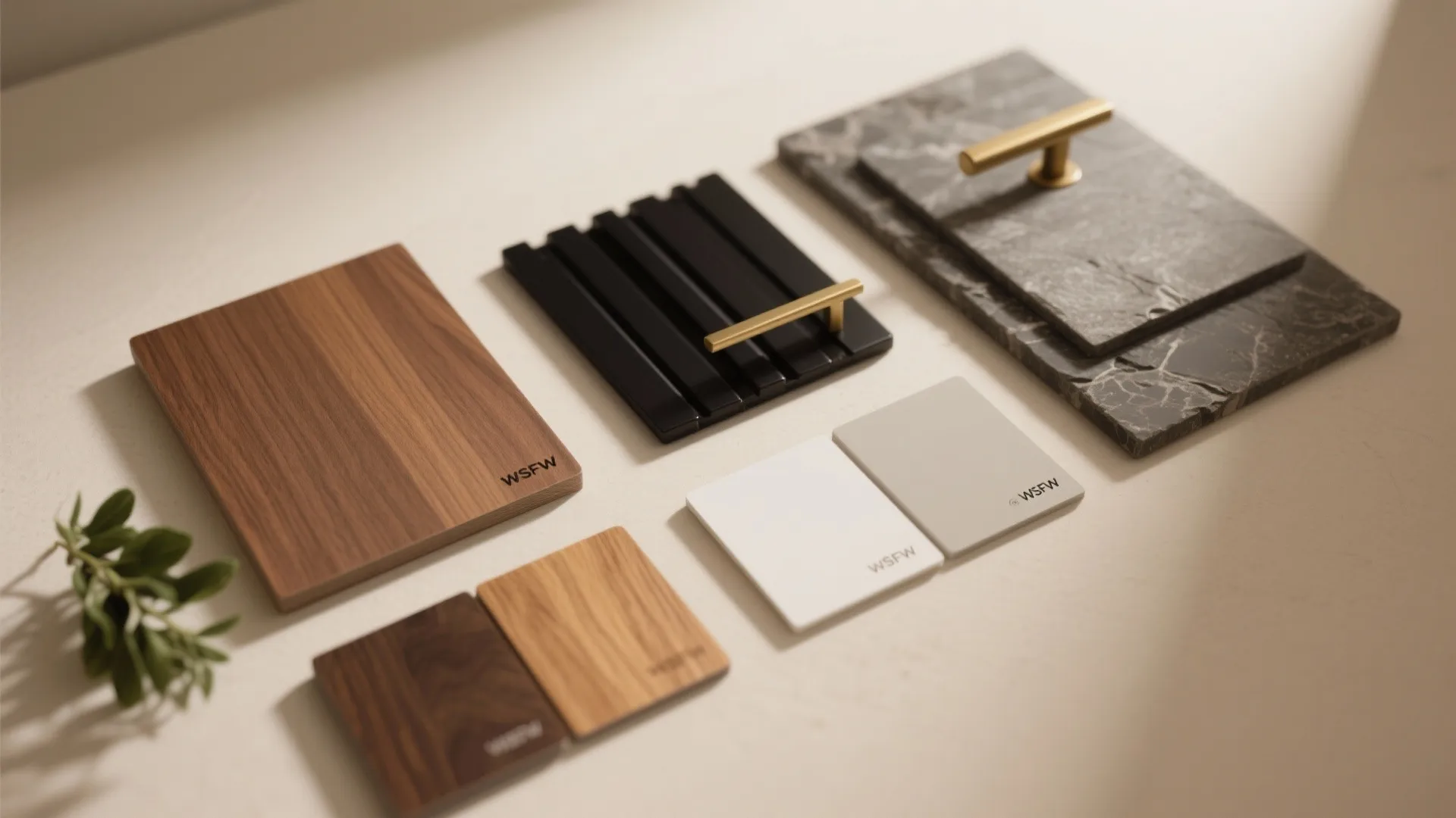 Warm wood elements for focus and comfort