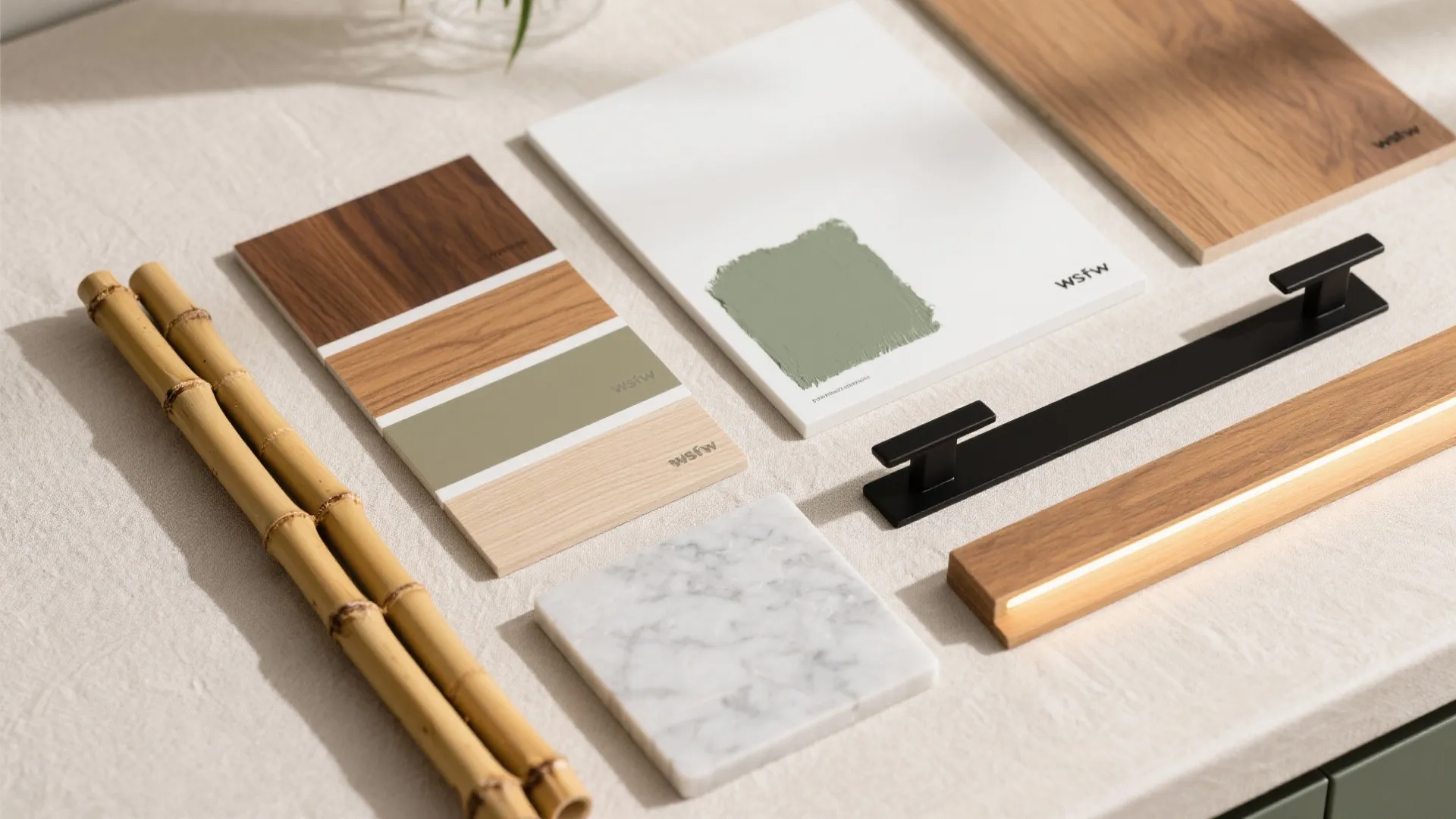 Warm Wood Accents to Balance the Minimal Look