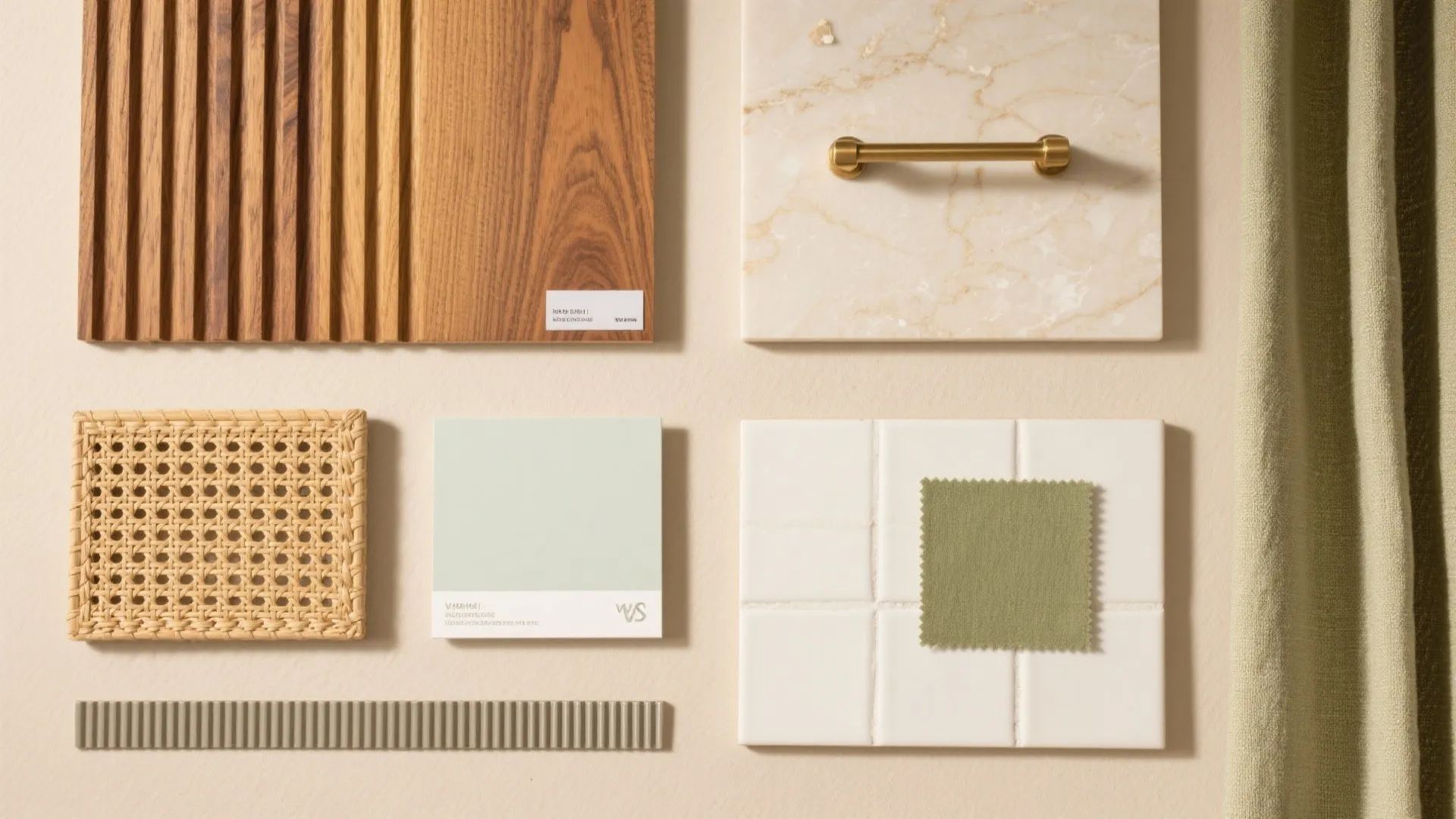 Warm wood, coastal-tough: texture with brains