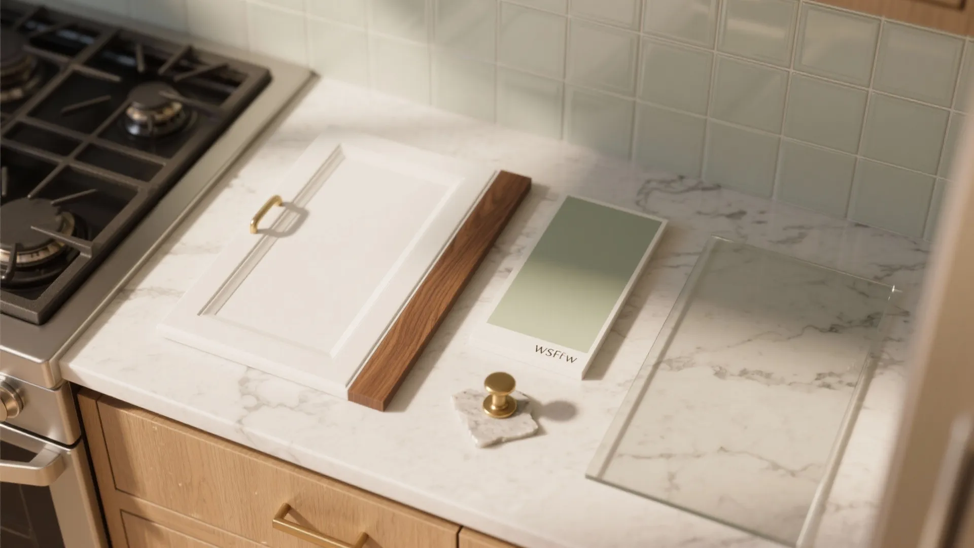 Warmth and texture with wood accents