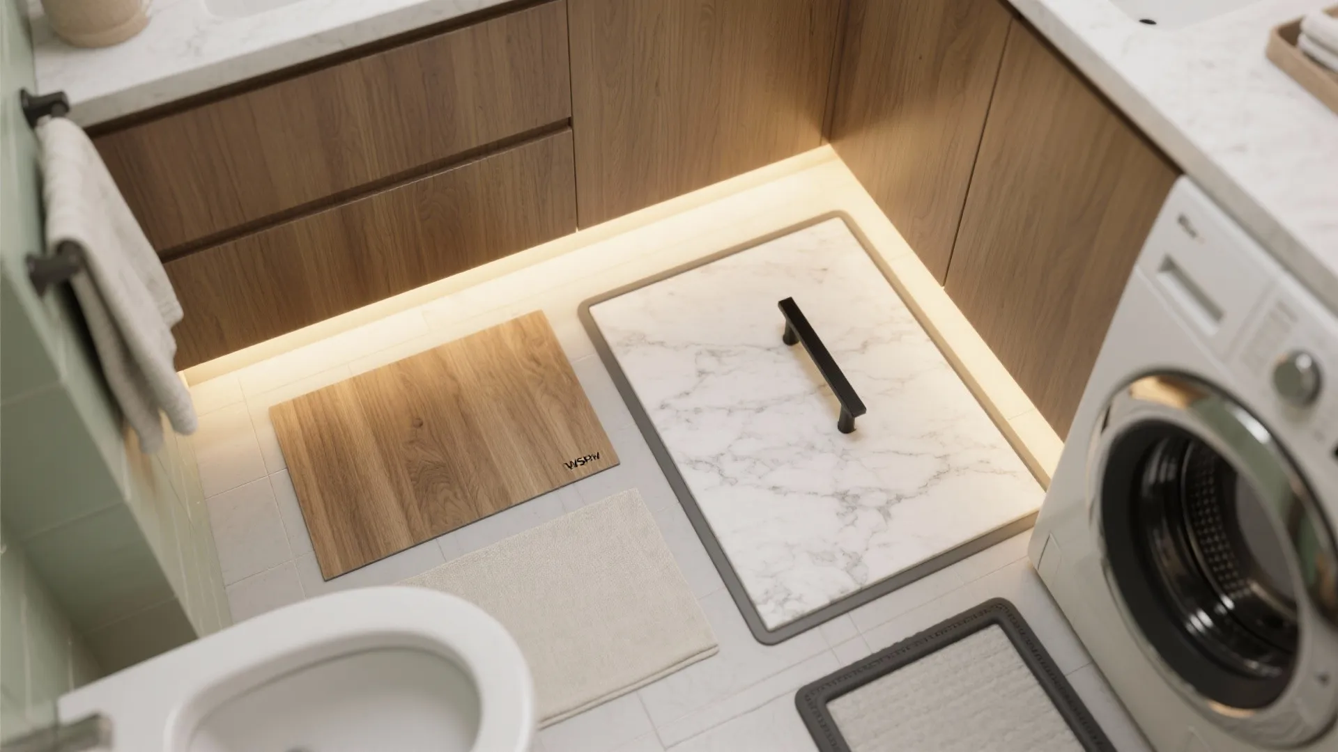 Warm wood and soft lighting to calm the combo