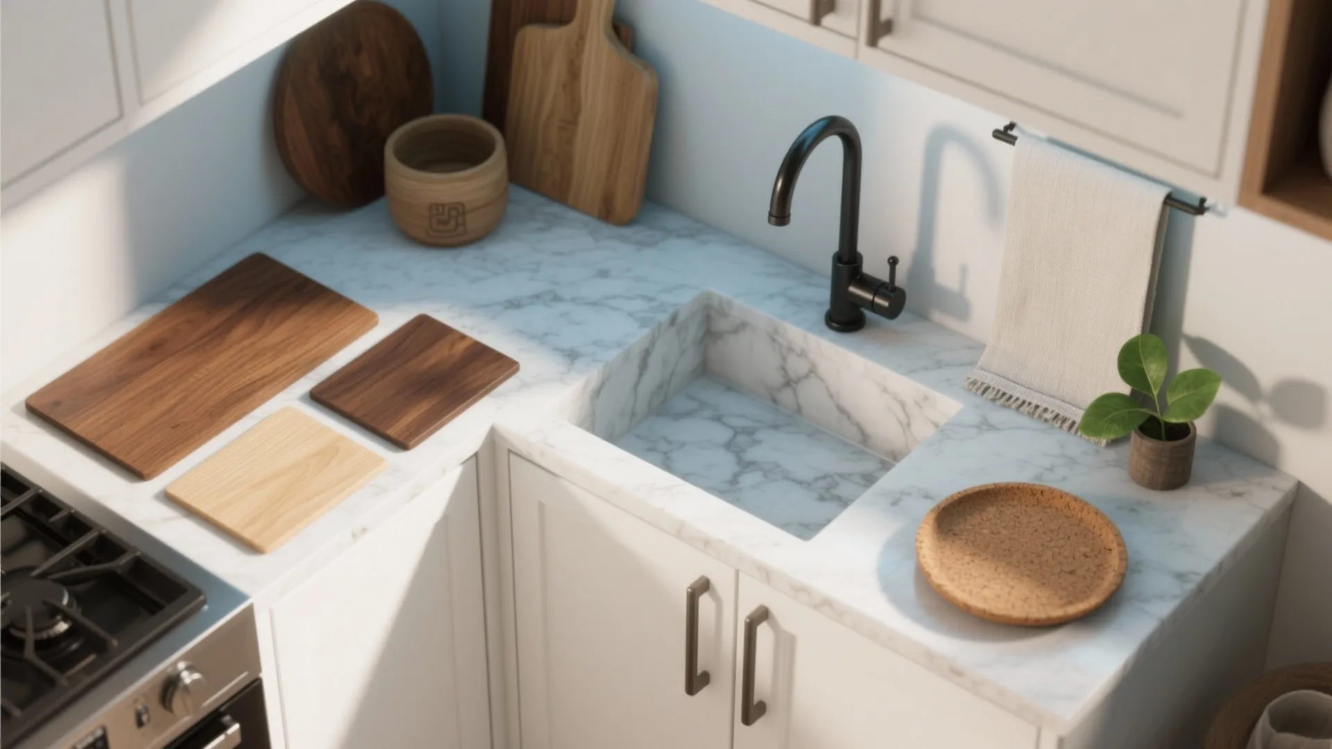 Warm Wood Accents (Cozy Without Crowding)