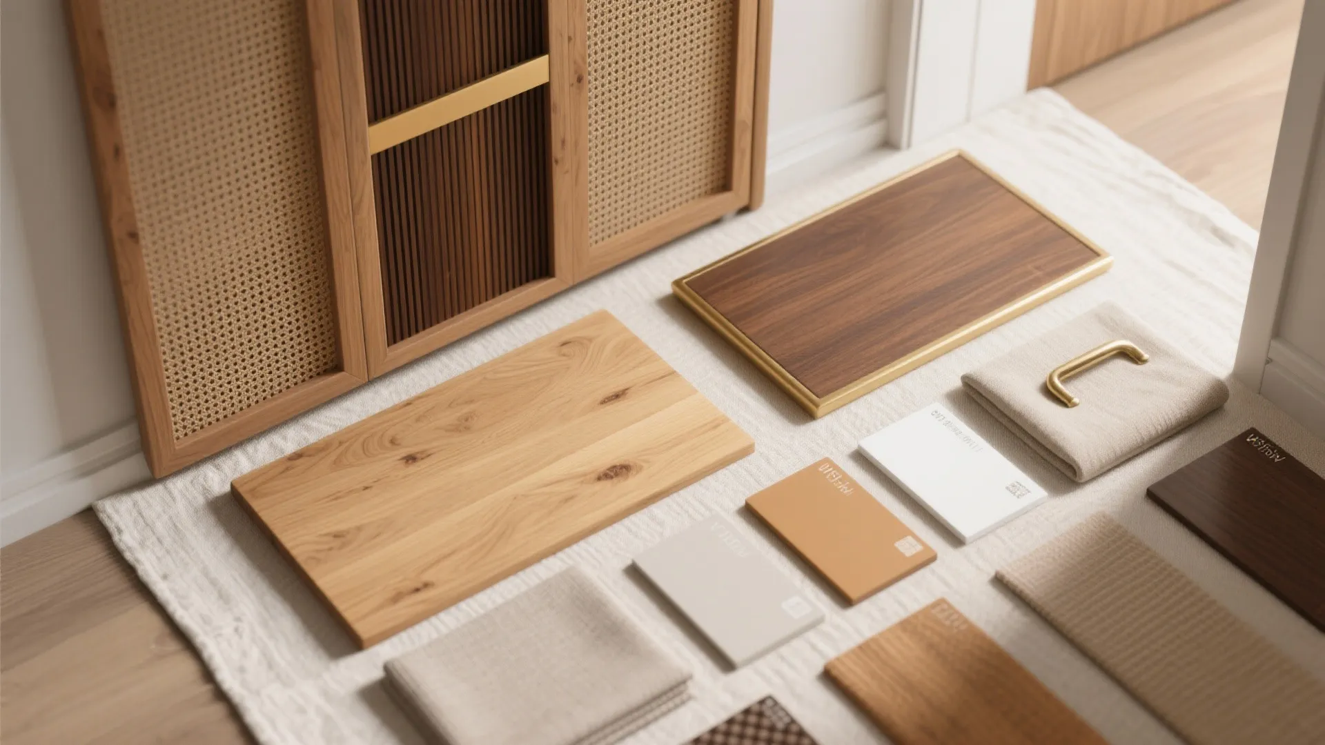 Warm Wood Accents and Gentle Texture