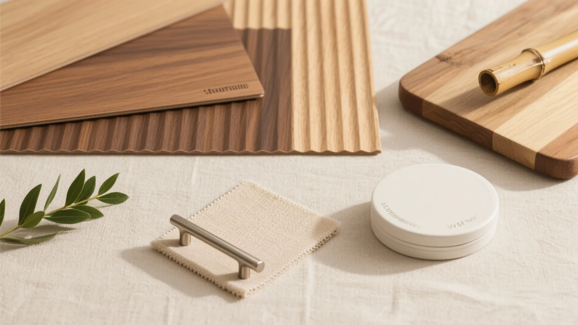 Wood elements bring warmth and calm