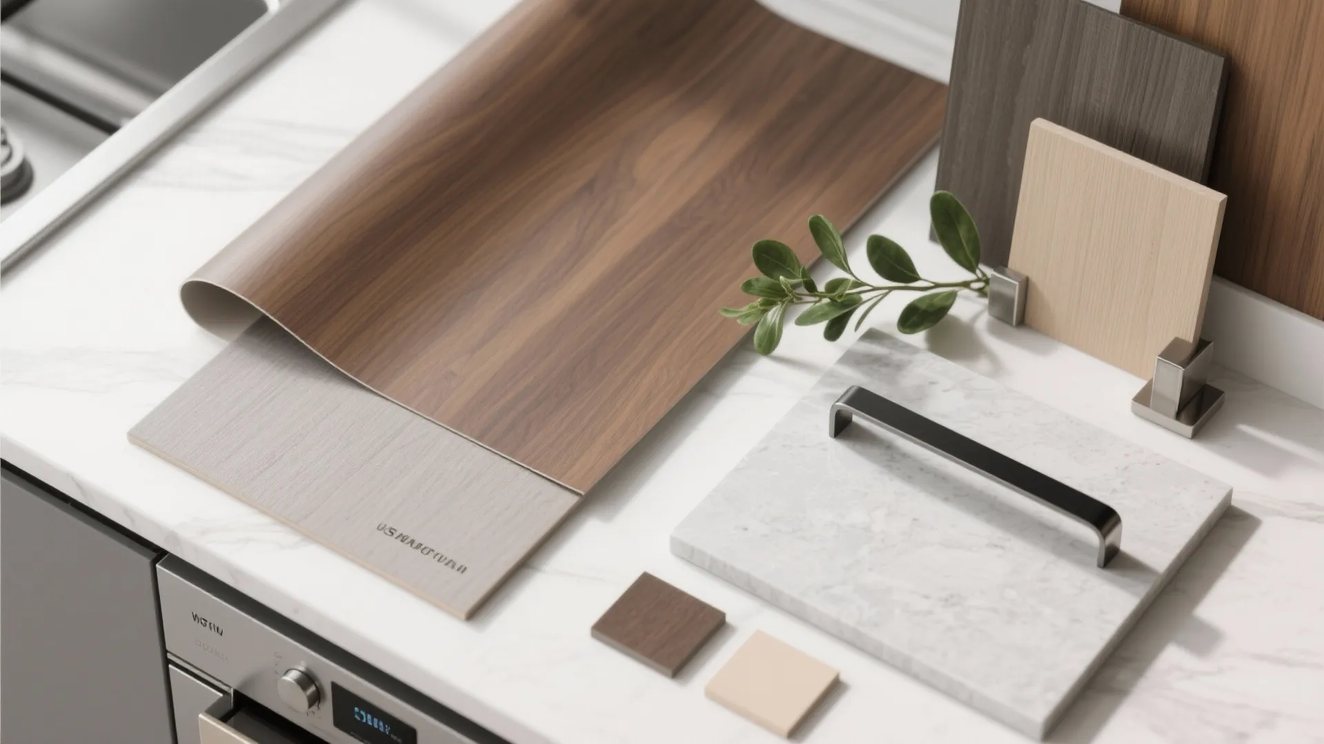 Warmth of wood accents without the upkeep