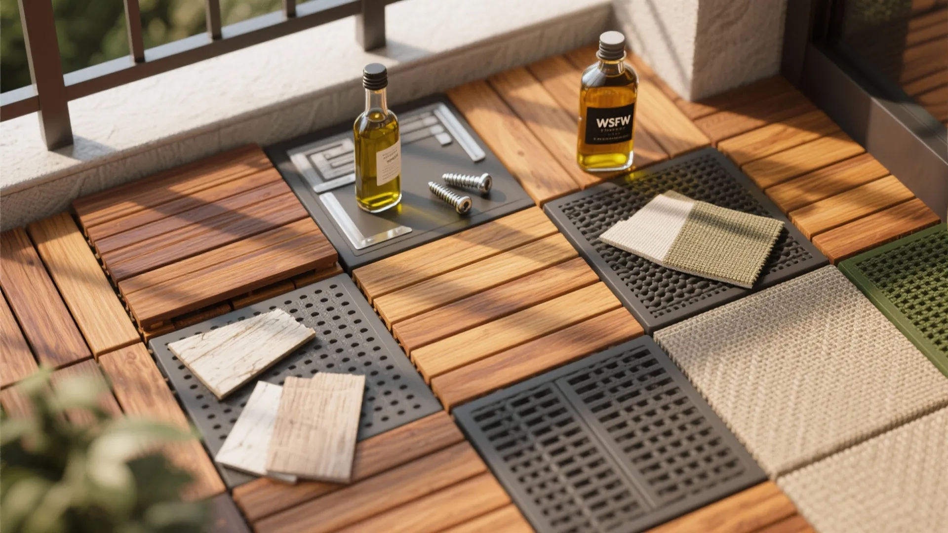 Warm Wood Accents for a Cozy Balcony