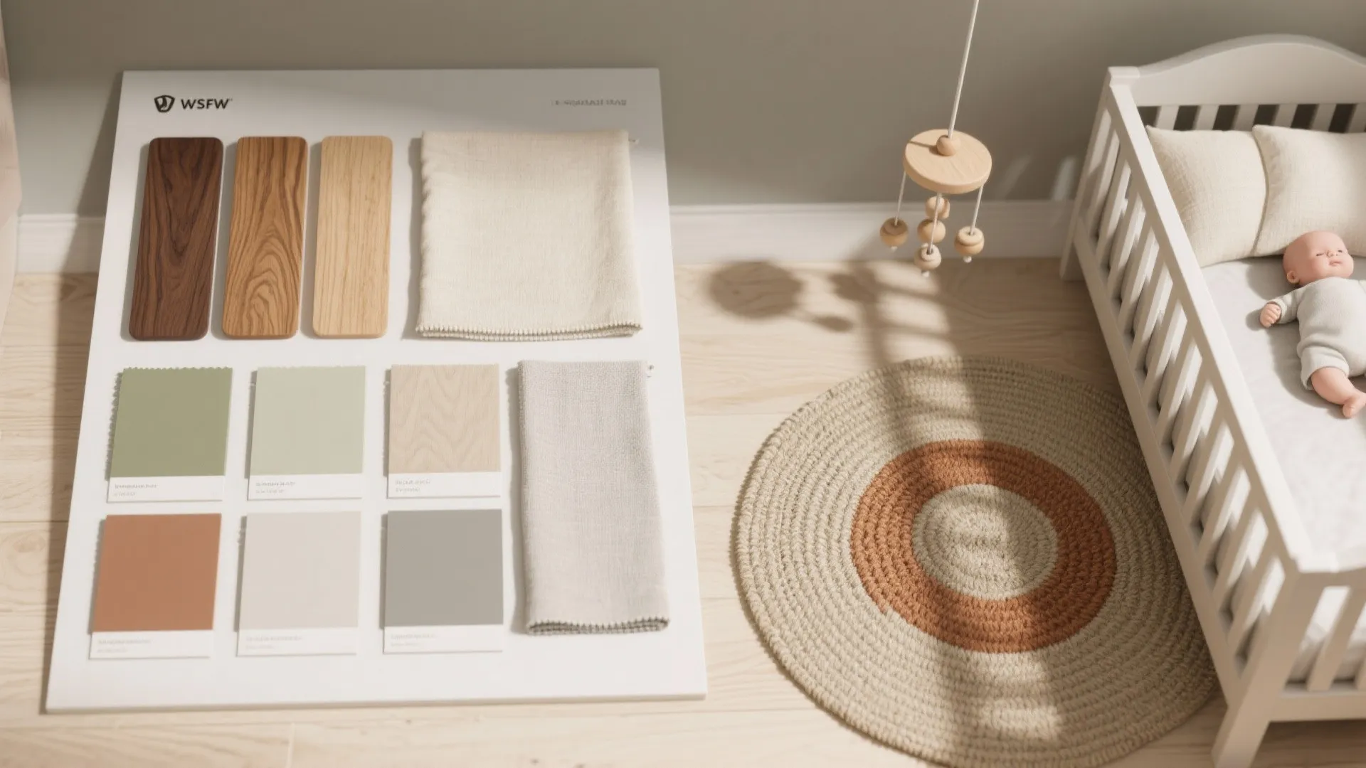 Warm Wood and Natural Textures for a Soothing Mood