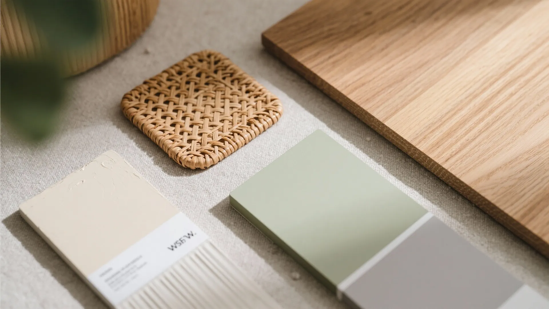 Warm wood accents for cozy calm