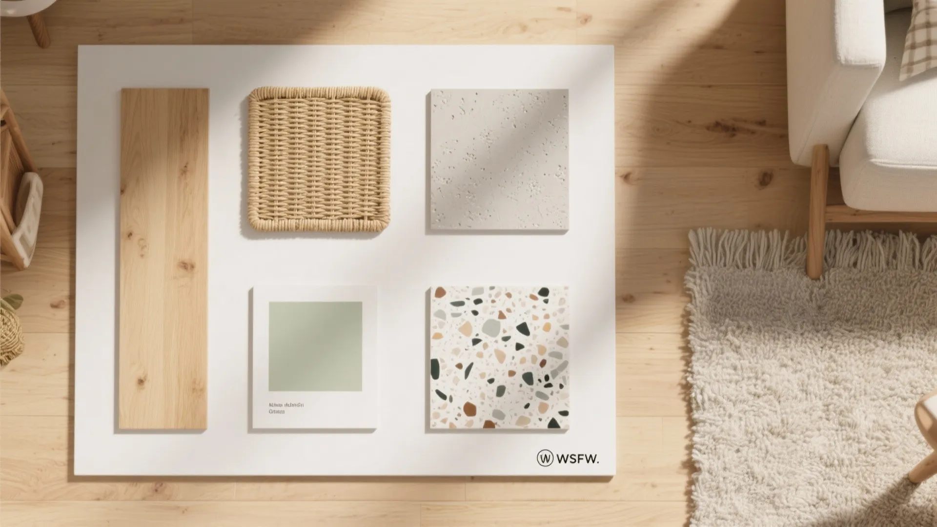 Warm wood accents for coastal comfort