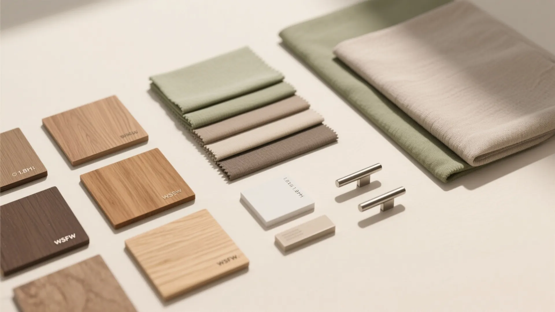 Warmth from natural wood accents