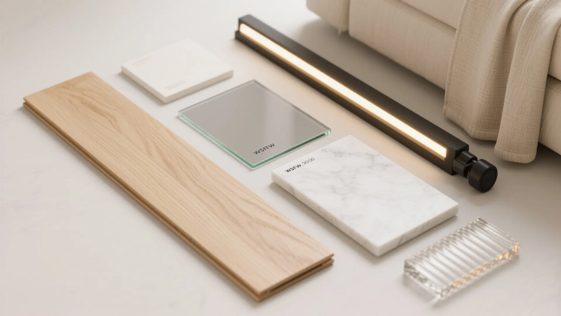 Warm wood tones, balanced with light walls