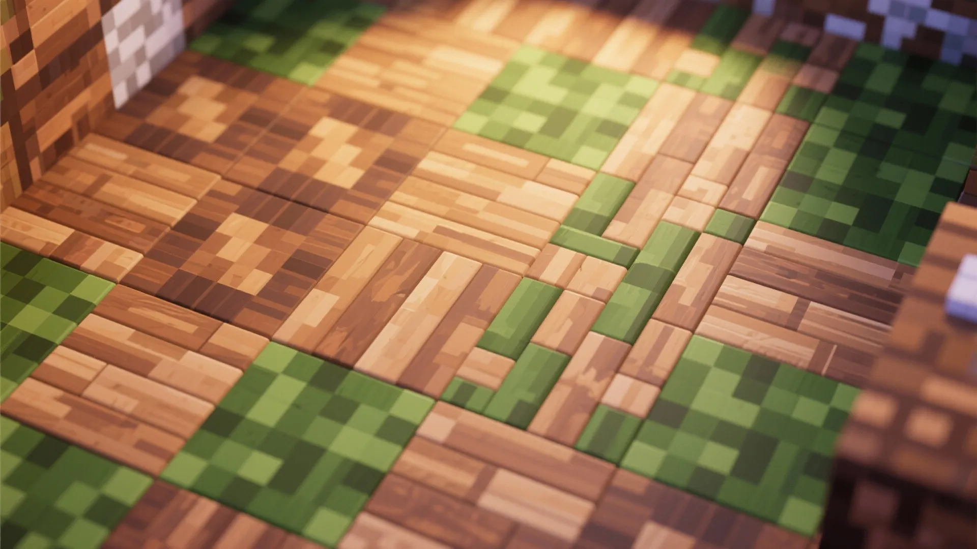 4. Wood-accented flooring