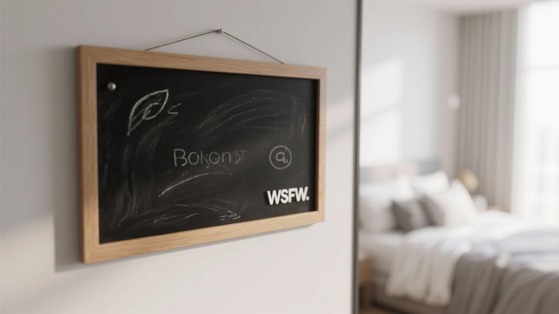 4. Magnet Board in Wood Frame