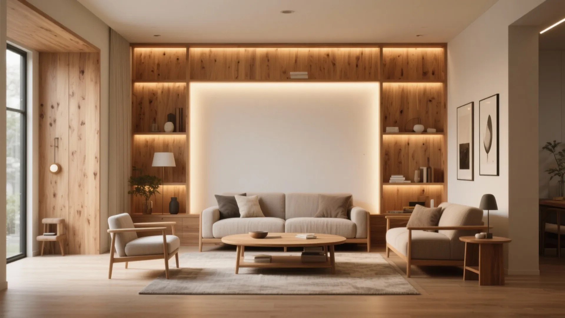 Wood-Framed LED Panels