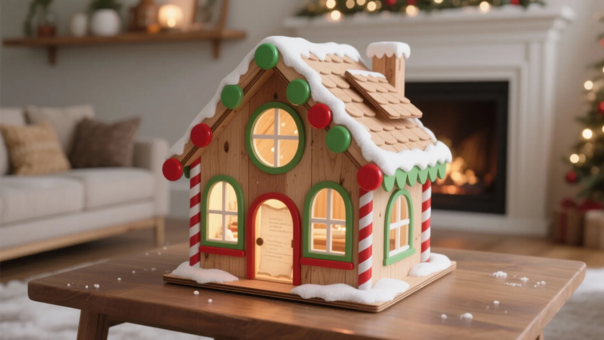 Wooden Gingerbread House DIY: Create a Festive Mini Home: Fast-Track Guide to Crafting a Wooden Gingerbread House in Minutes