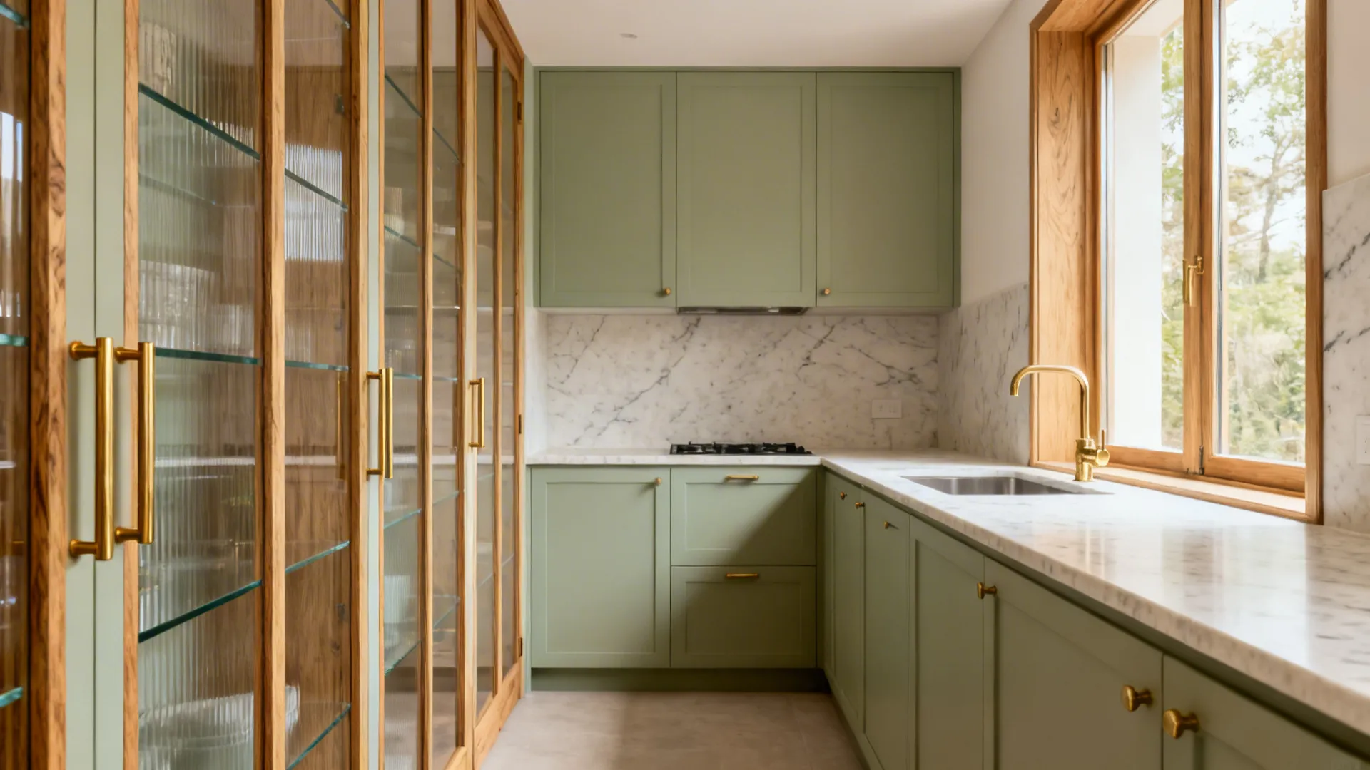 5) Mixed Materials: Wood Frames with Glass for Warmth