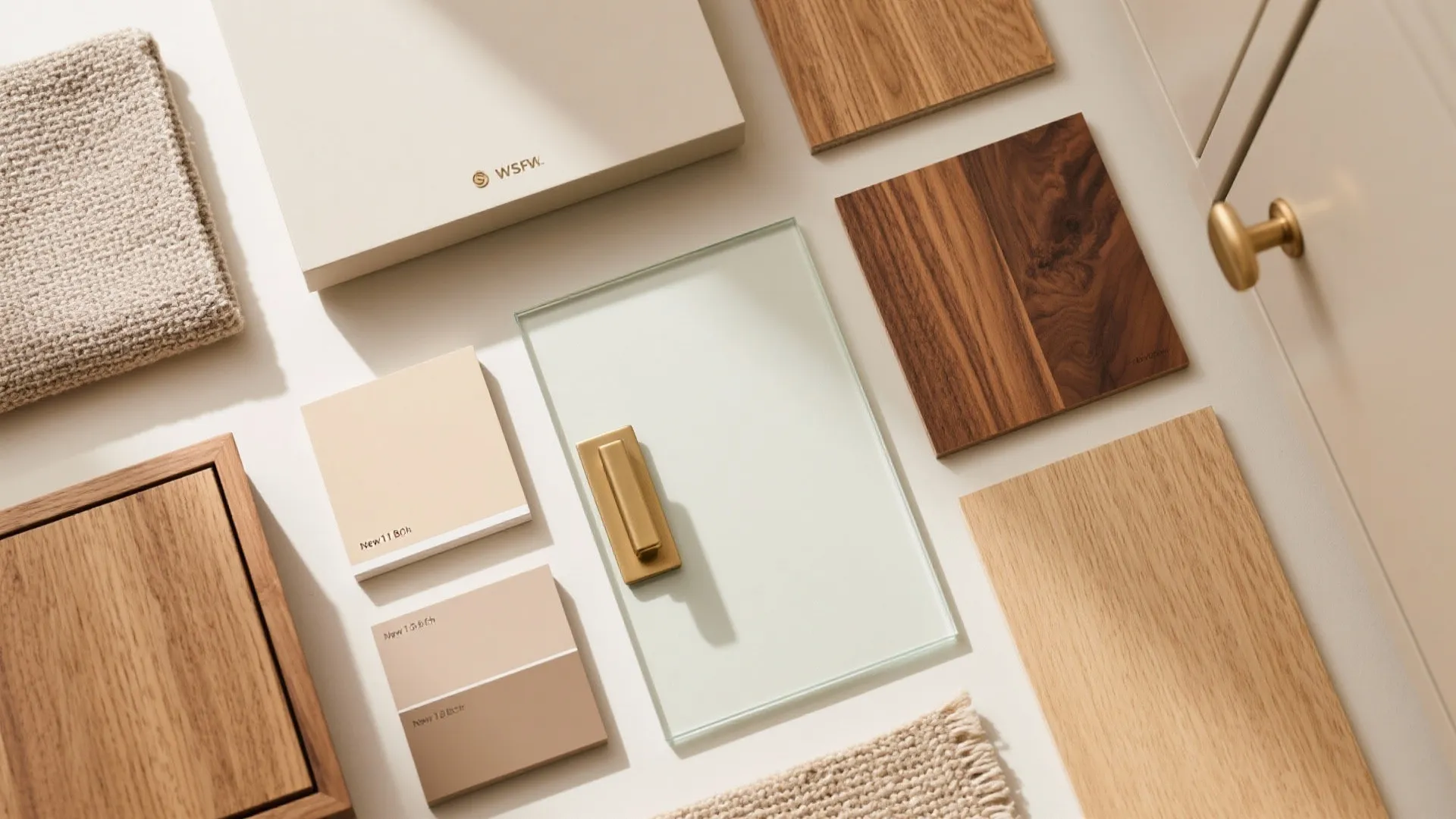 Material Layering: Warm Wood + Glass for Depth