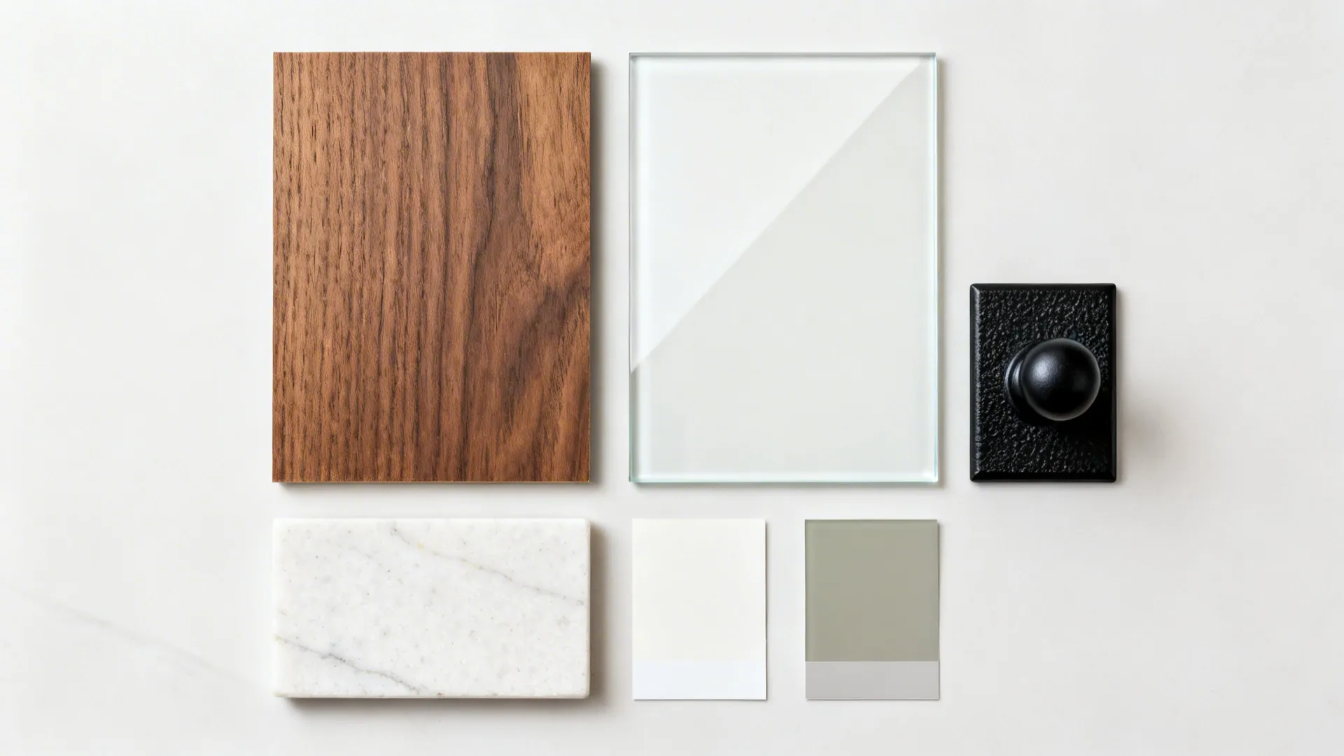 Glass backsplash to lighten wood tones